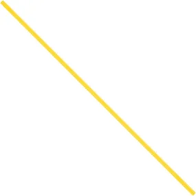 5 x 5/32" Yellow Paper Twist Ties