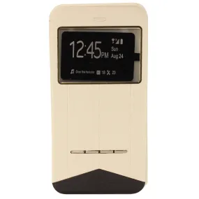 Apple iPhone 6 Plus / 6s Plus, Skylight Leather Case White