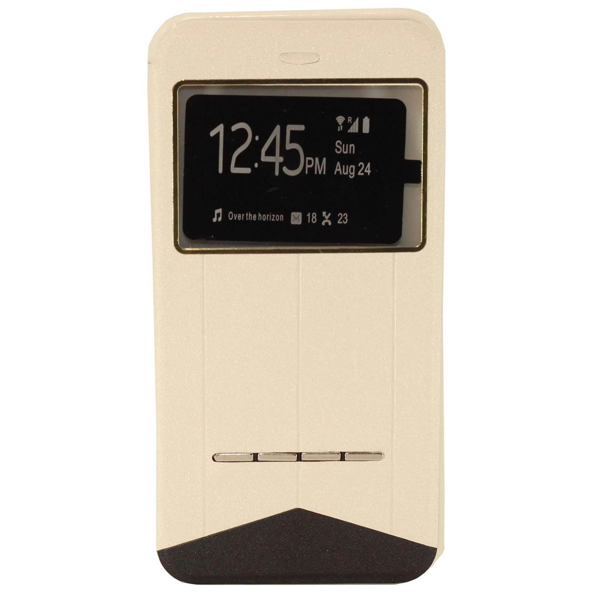 Apple iPhone 6 Plus / 6s Plus, Skylight Leather Case White