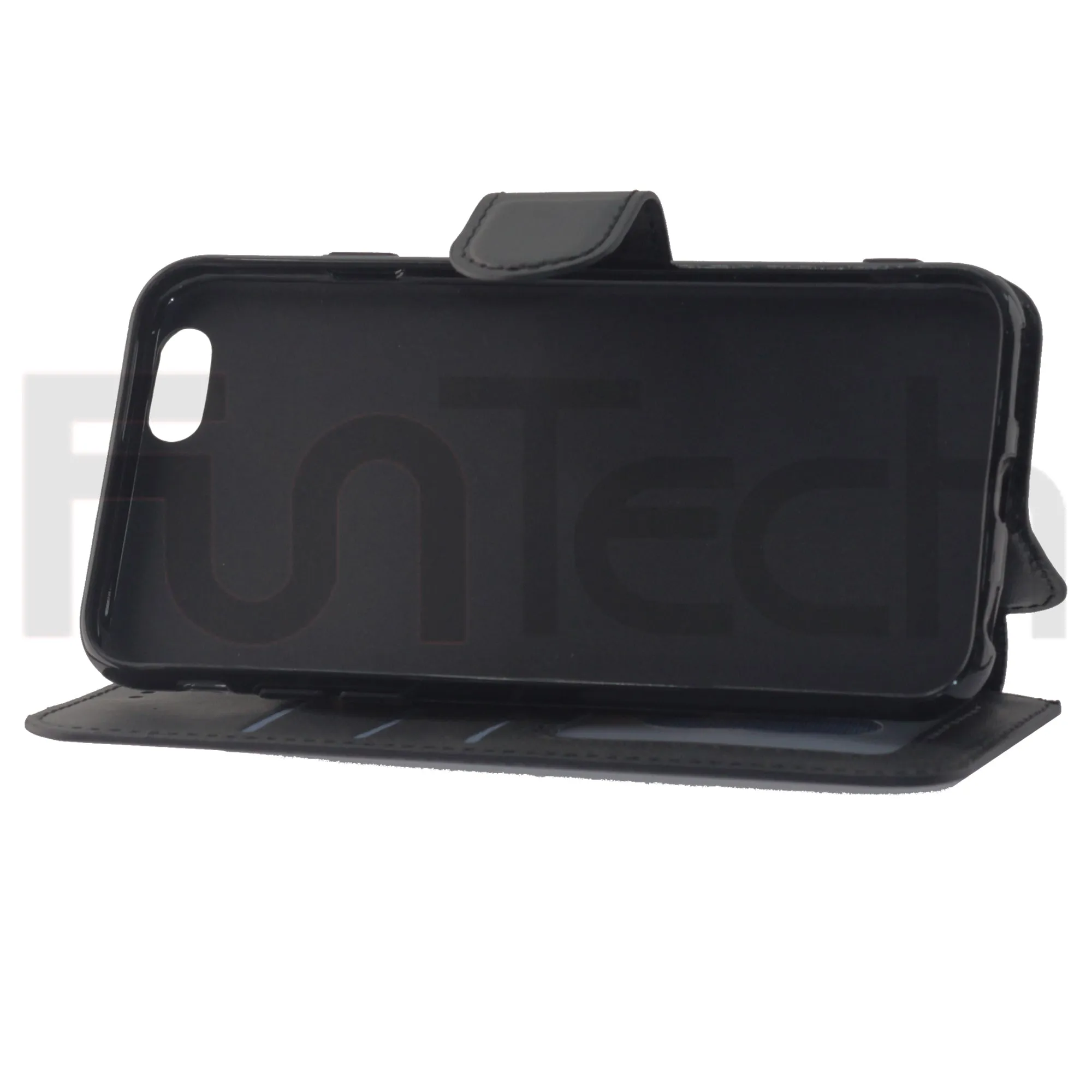 Apple, iPhone 6/6S, Leather Wallet Case, Color Black.