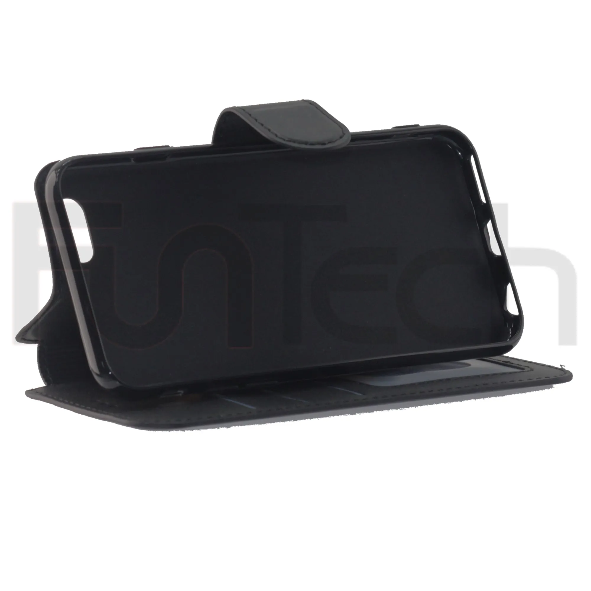 Apple, iPhone 6/6S, Leather Wallet Case, Color Black.