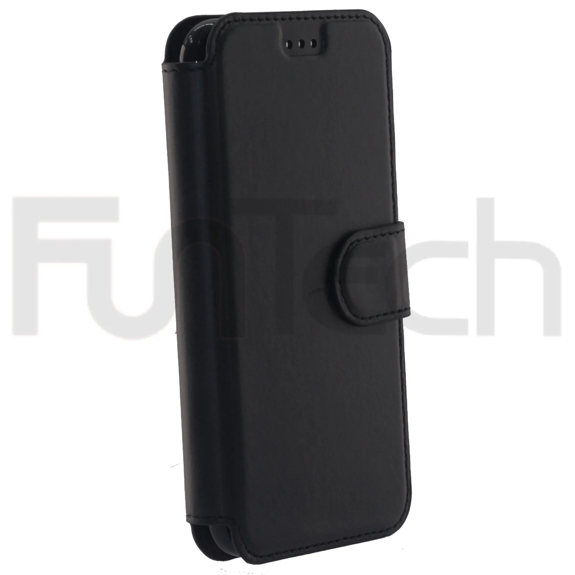 Apple, iPhone 6/6S, Leather Wallet Case, Color Black.
