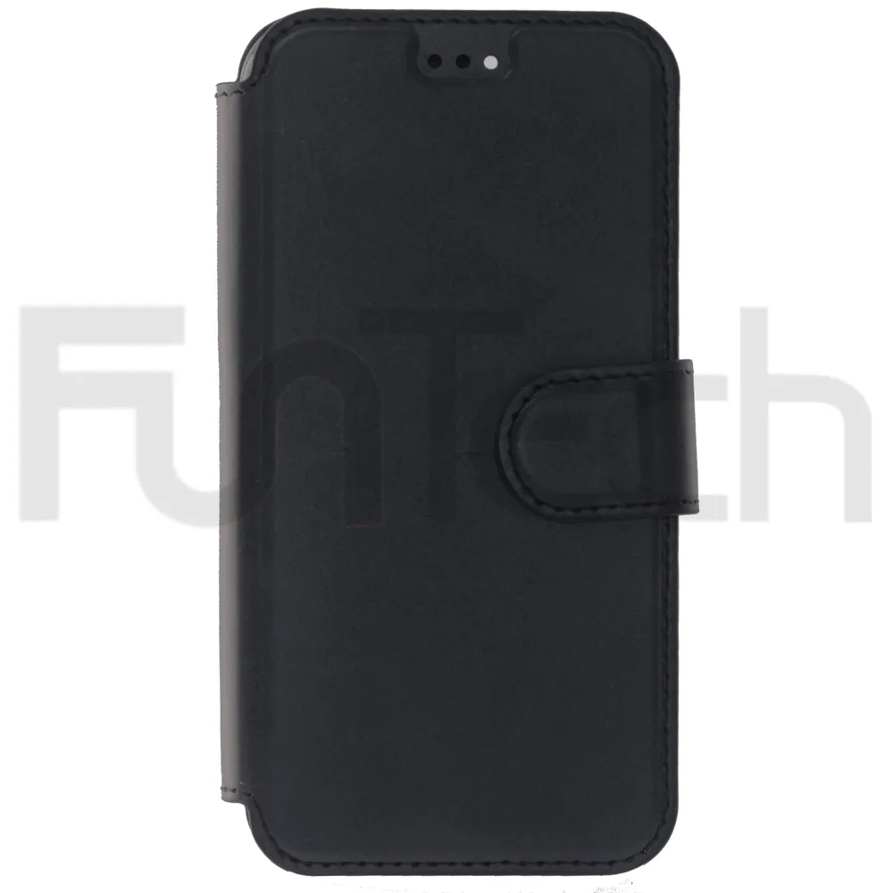 Apple, iPhone 6/6S, Leather Wallet Case, Color Black.