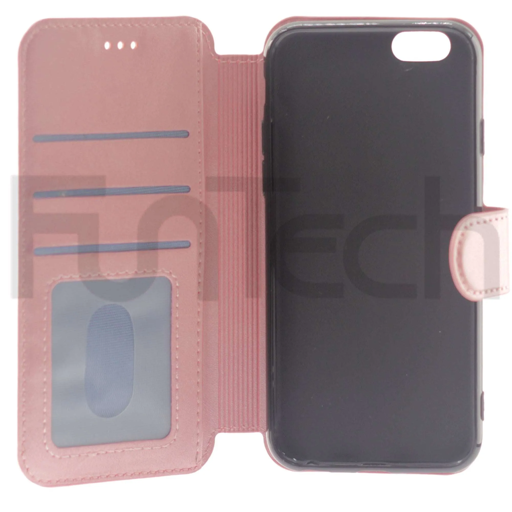Apple, iPhone 6/6S, Leather Wallet Case, Color Pink.