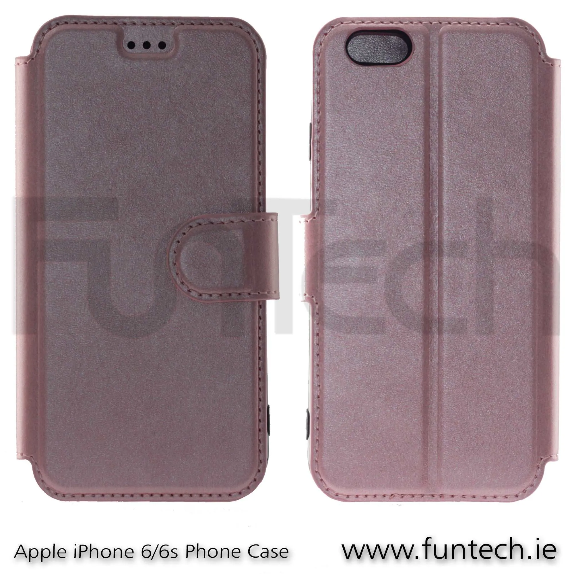 Apple, iPhone 6/6S, Leather Wallet Case, Color Pink.