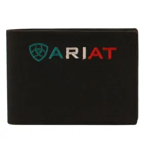 Ariat Logo Mexico Brown Rowdy Bifold Wallet A35507282