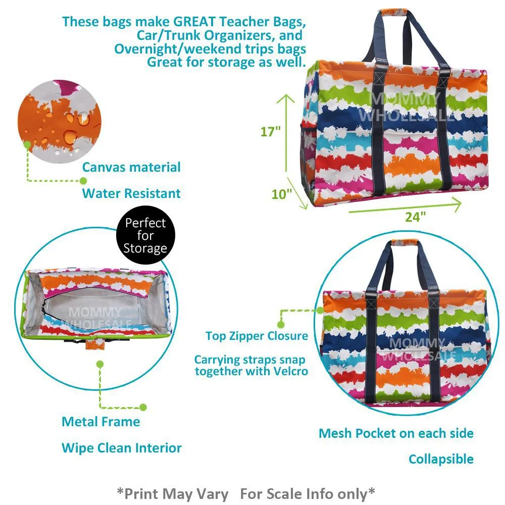 Arrow Gray NGIL Mega Shopping Utility Tote Bag