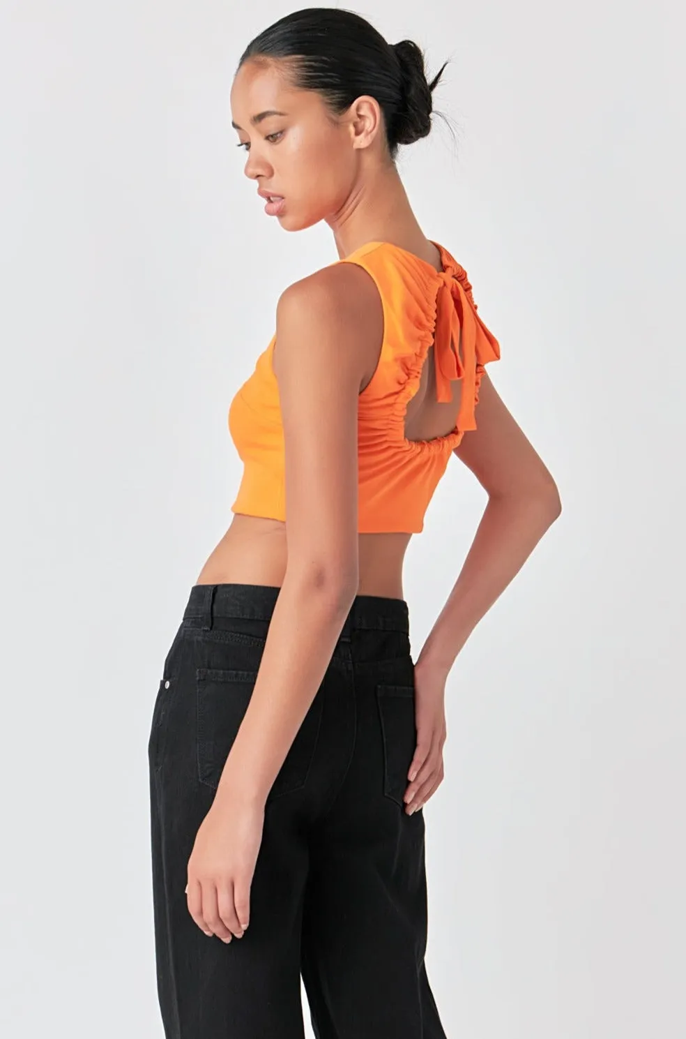 Back Schrunchie Tank Top