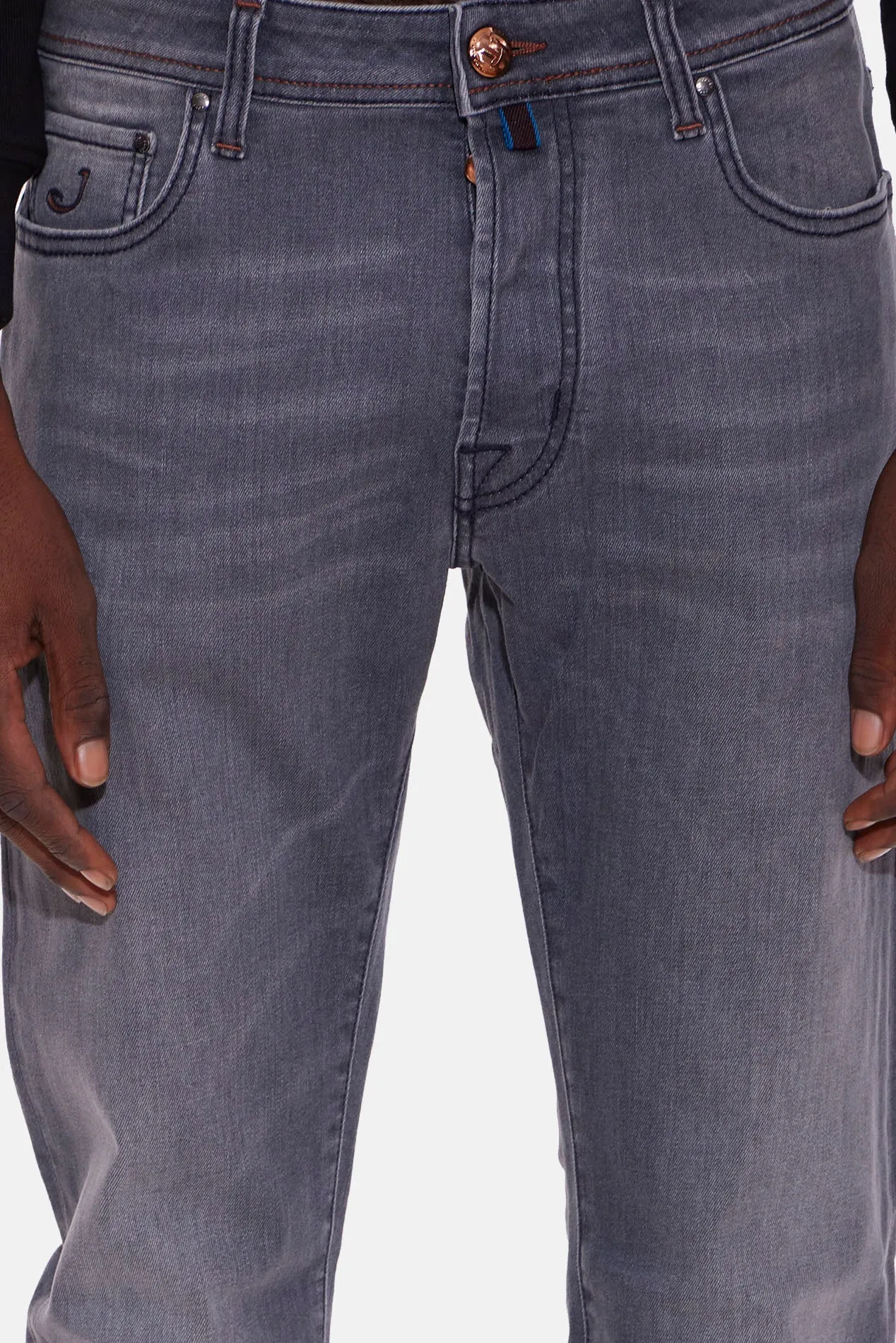 Bard Denim Medium Grey Copper Stitch