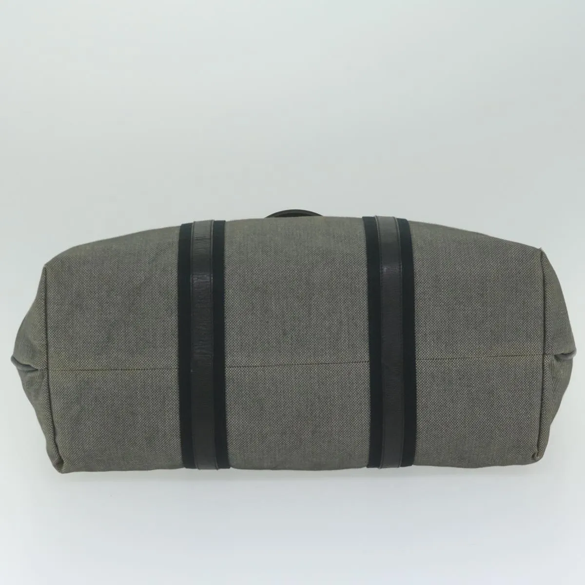BOTTEGAVENETA Tote Bag Canvas Gray Auth bs11029