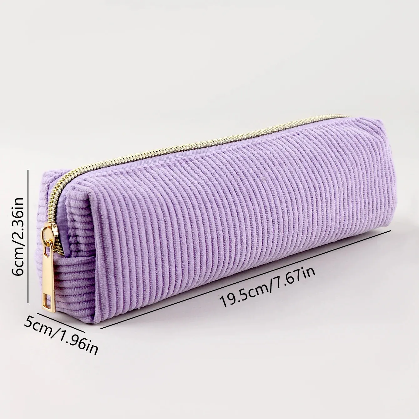 Corduroy Pencil Case Large Capacity Pencil Cases Stationery Solid Color Trousse Kawaii Kalemlik School Supplies Pencil Pouch