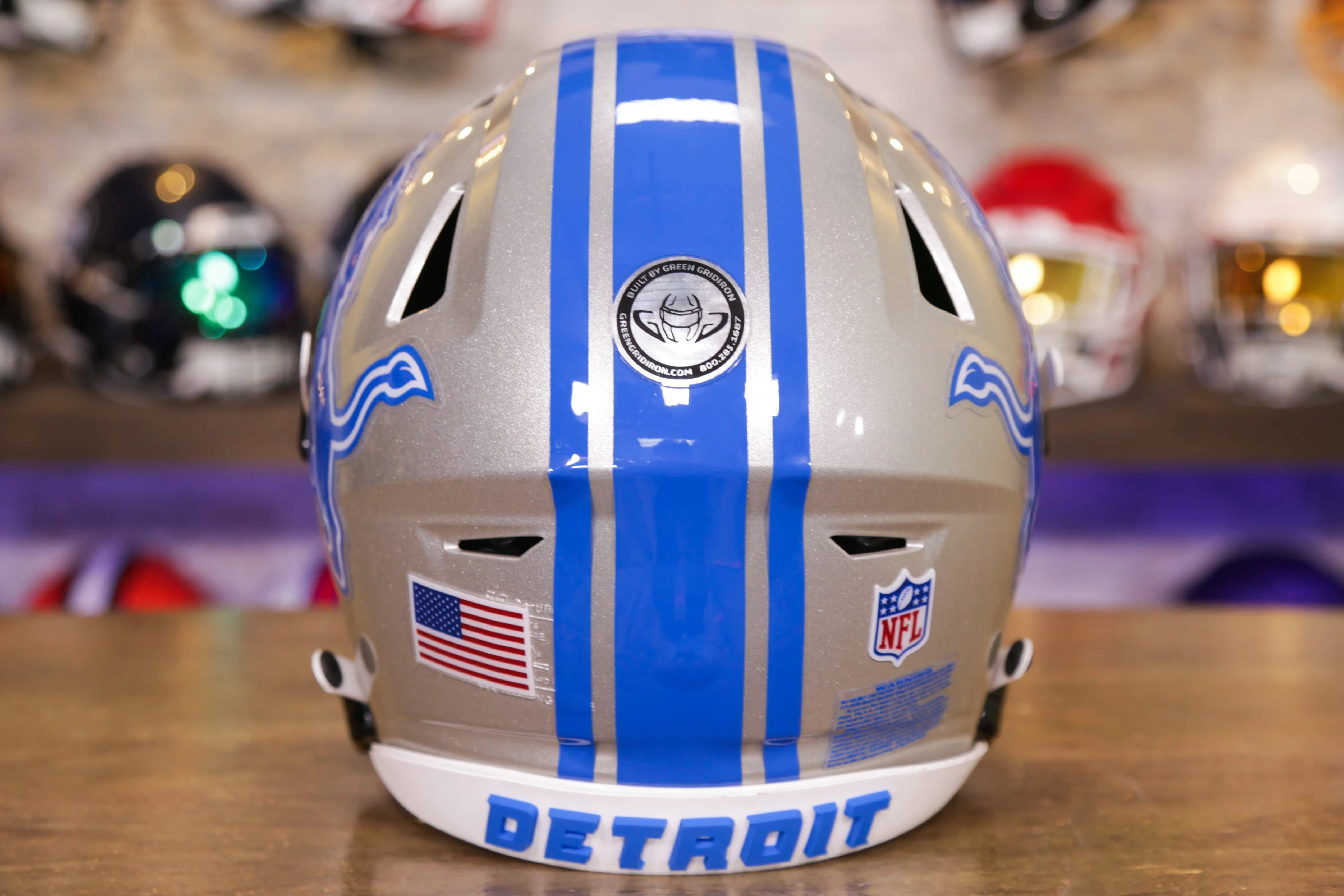 Detroit Lions Riddell SpeedFlex Helmet - GG Edition 00357