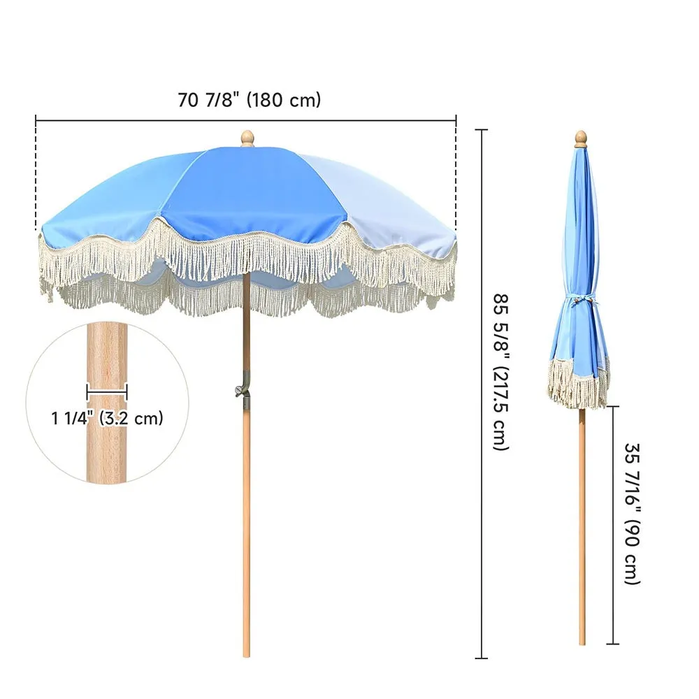 DIY 6 Foot Palm Springs Wooden Patio Umbrella Tilt