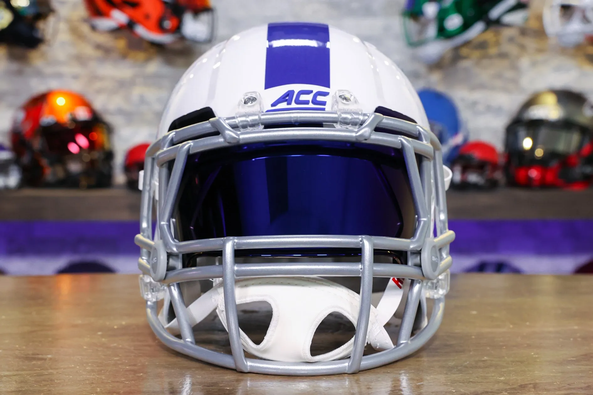 Duke Blue Devils Riddell Speed Replica Helmet - GG Edition