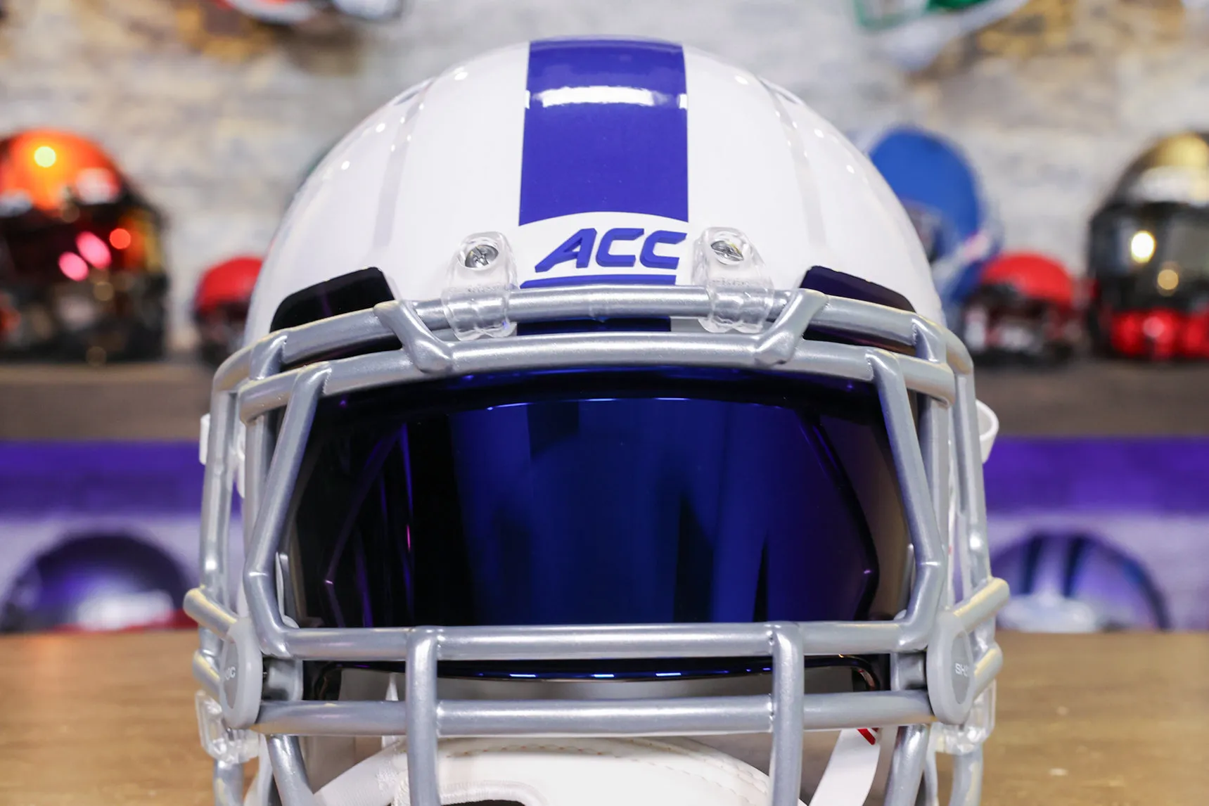 Duke Blue Devils Riddell Speed Replica Helmet - GG Edition