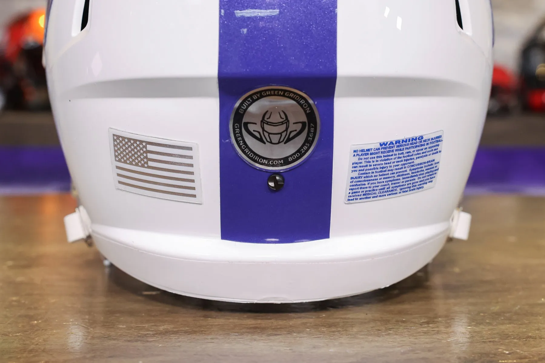 Duke Blue Devils Riddell Speed Replica Helmet - GG Edition