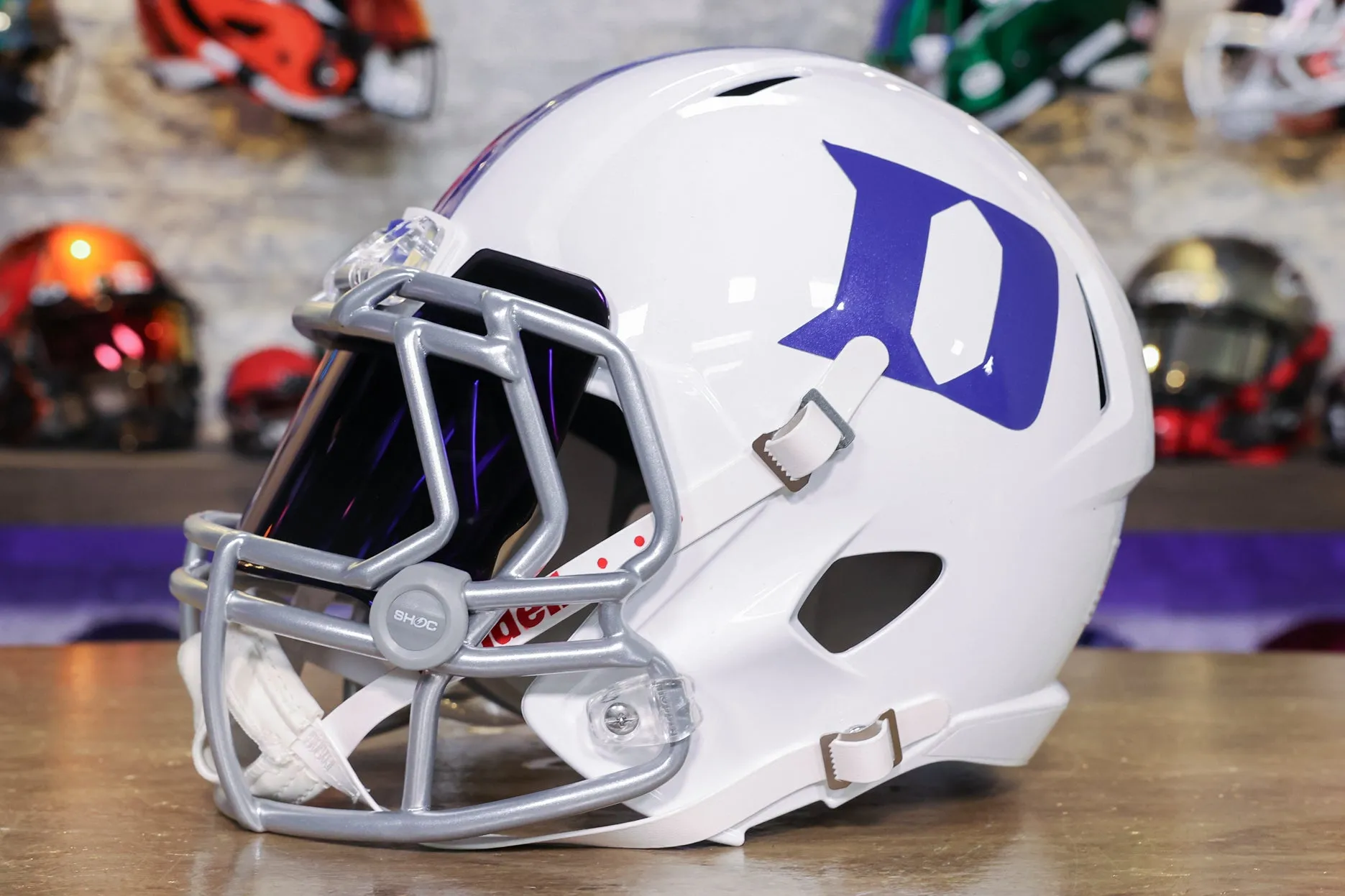 Duke Blue Devils Riddell Speed Replica Helmet - GG Edition