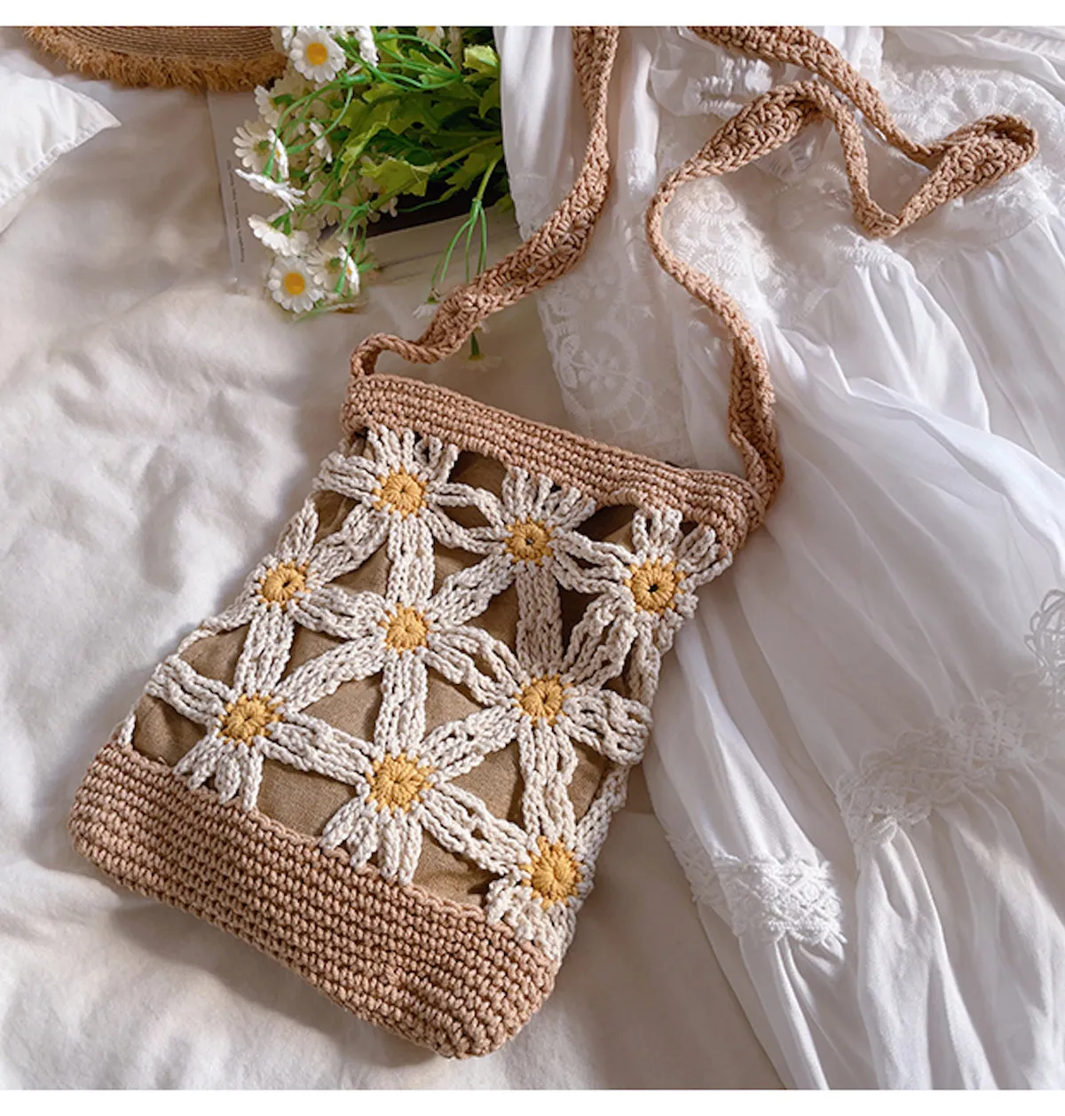 Elena Handbags Mini Daisy Purse