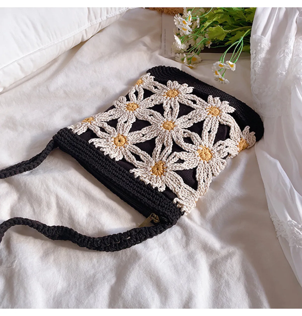 Elena Handbags Mini Daisy Purse