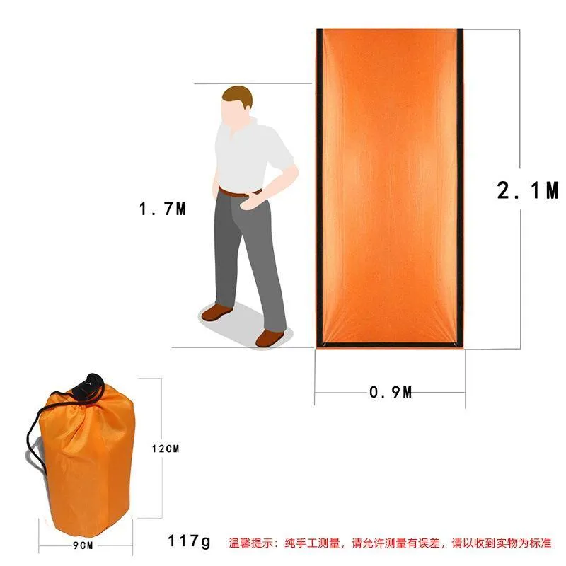 Emergency Survival Sleeping Bag,Sack Blanket Nylon Sack for Camping