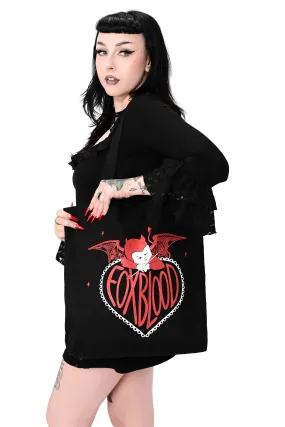 Foxblood Devil Cupid Tote Bag