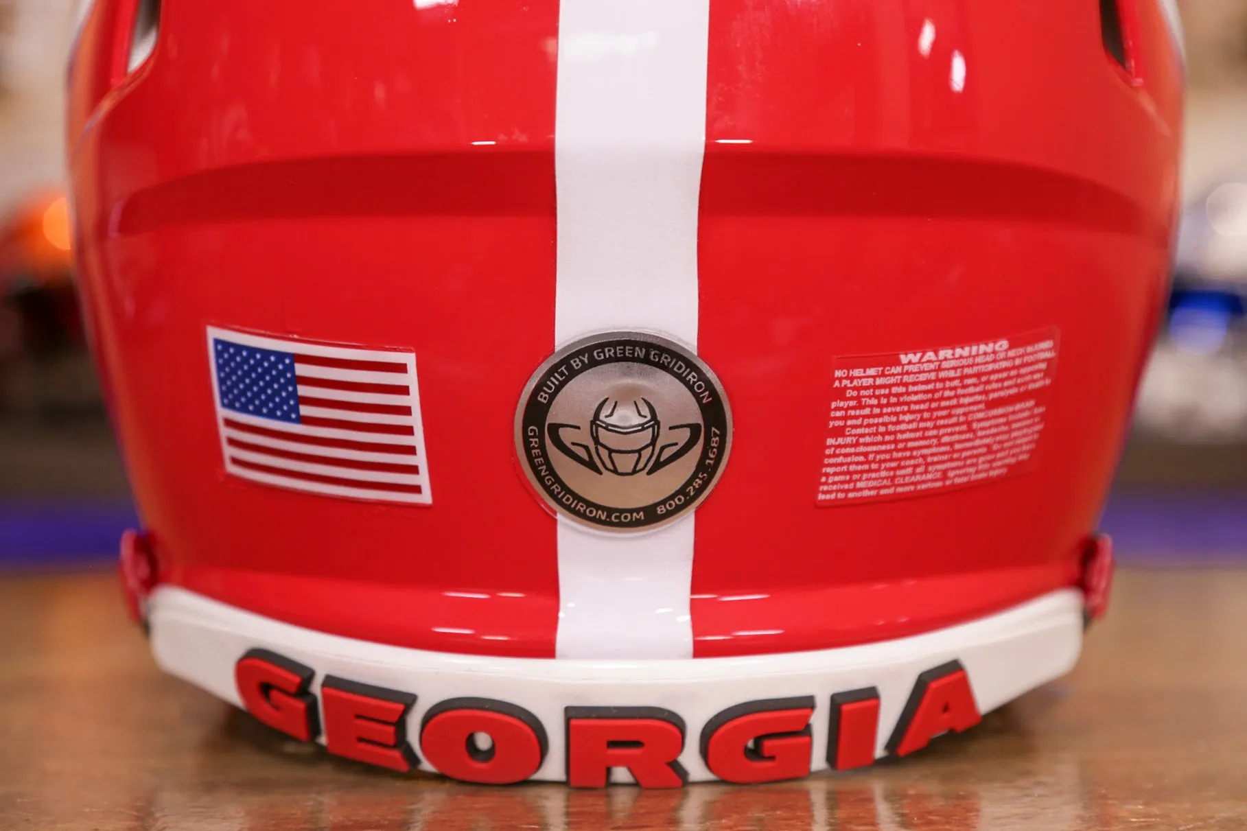 Georgia Bulldogs Riddell Speed Authentic Helmet - GG Edition 00305