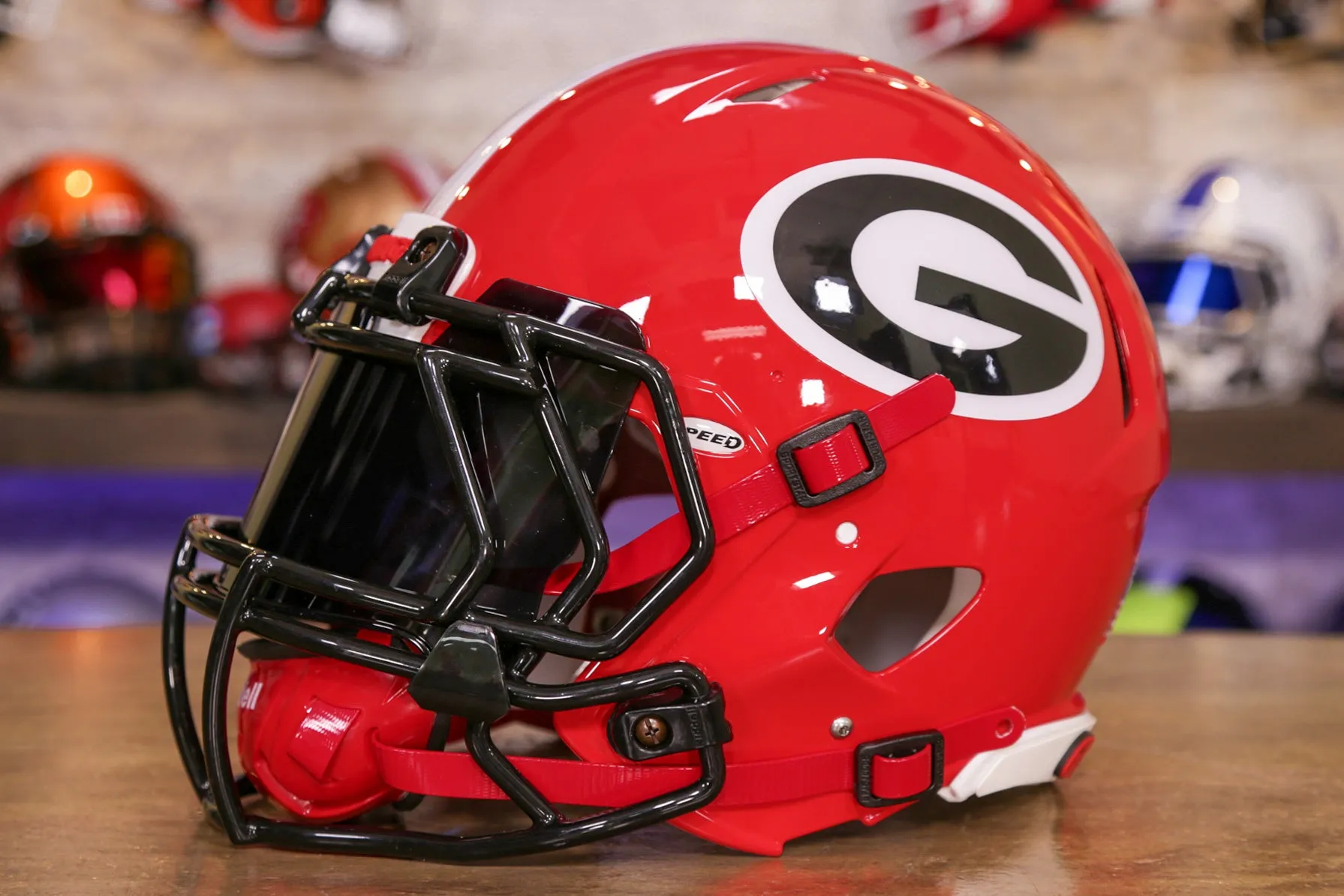 Georgia Bulldogs Riddell Speed Authentic Helmet - GG Edition 00305