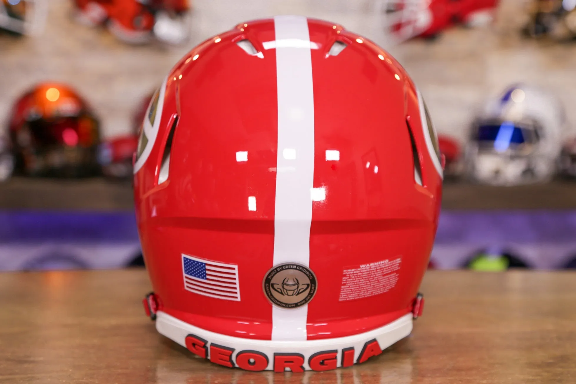 Georgia Bulldogs Riddell Speed Authentic Helmet - GG Edition 00305