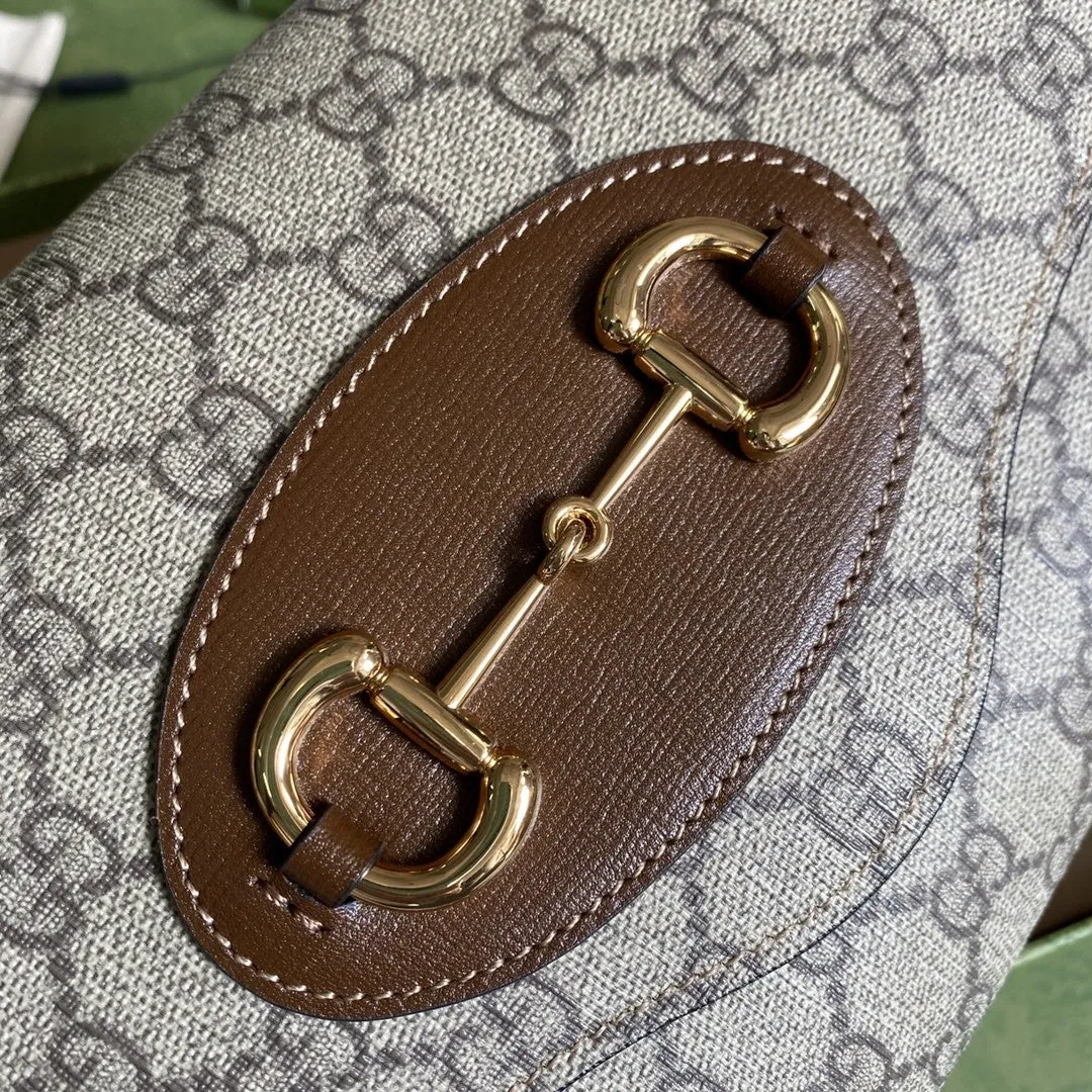 gg Horsebit 1955 Small Bag Beige For Women 10.2in/26cm gg