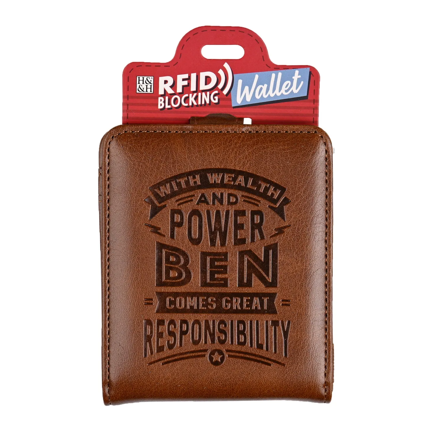 History & Heraldry Personalised RFID Wallet - Ben