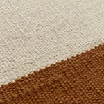 Mela Cotton Jute Rug [Conker & Natural & Natural white]
