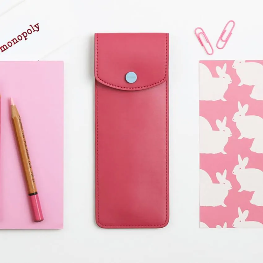 Monopoly Elastic Pen Case V.3 Hot Pink