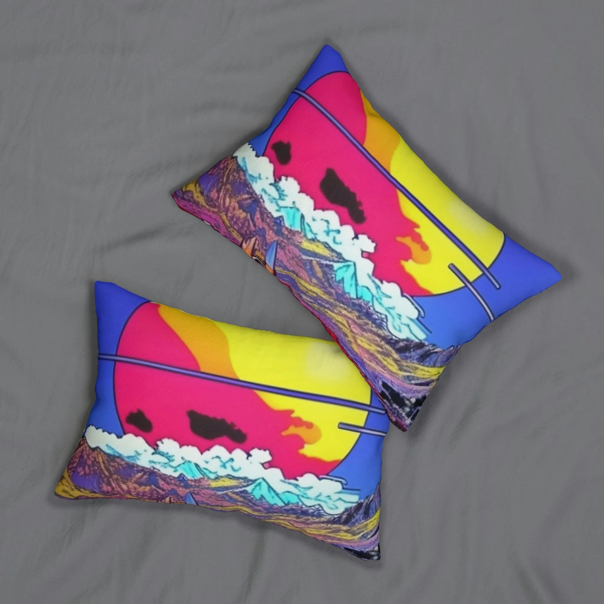 MyDreamMyTee  Beautiful Girls Polyester Lumbar Pillow