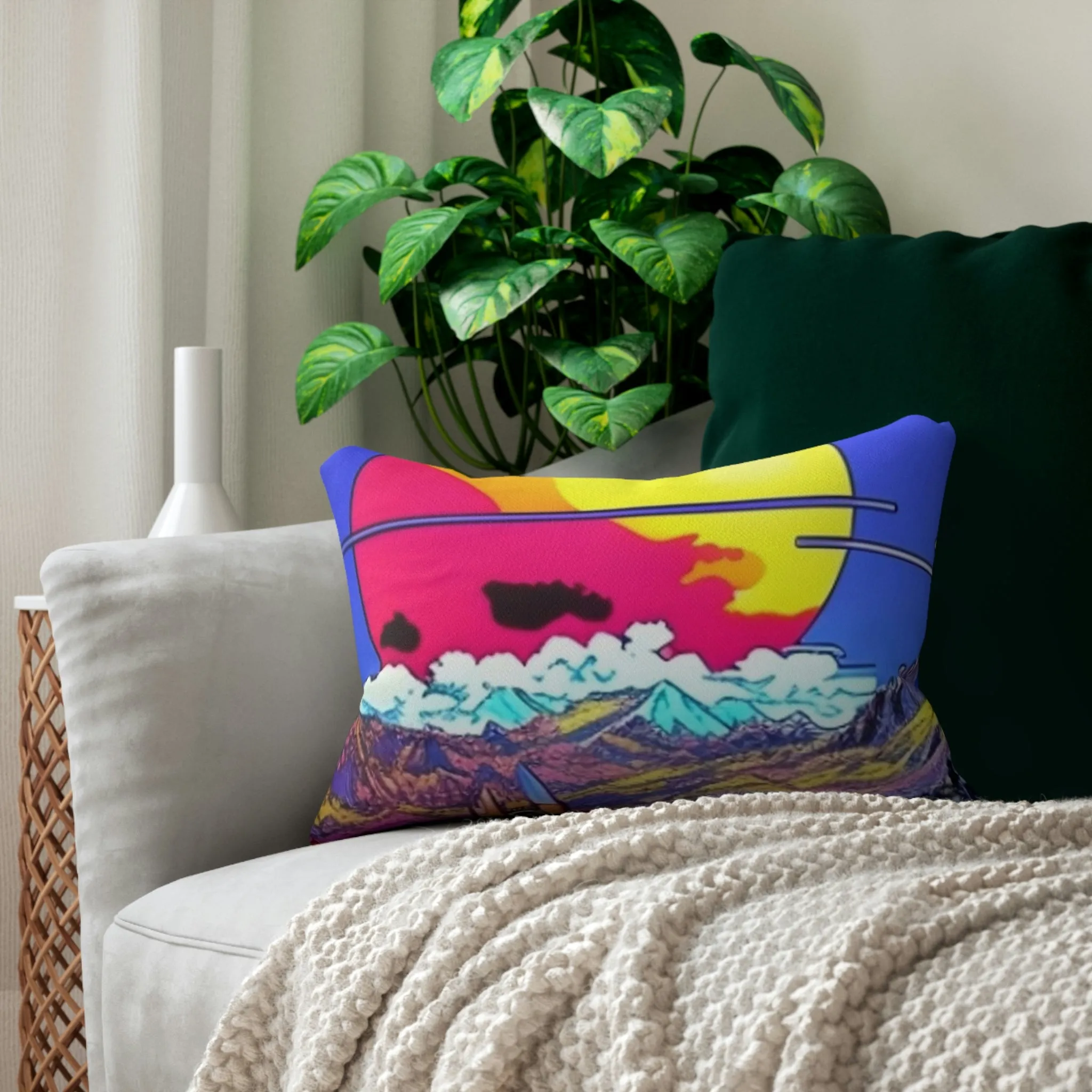 MyDreamMyTee  Beautiful Girls Polyester Lumbar Pillow