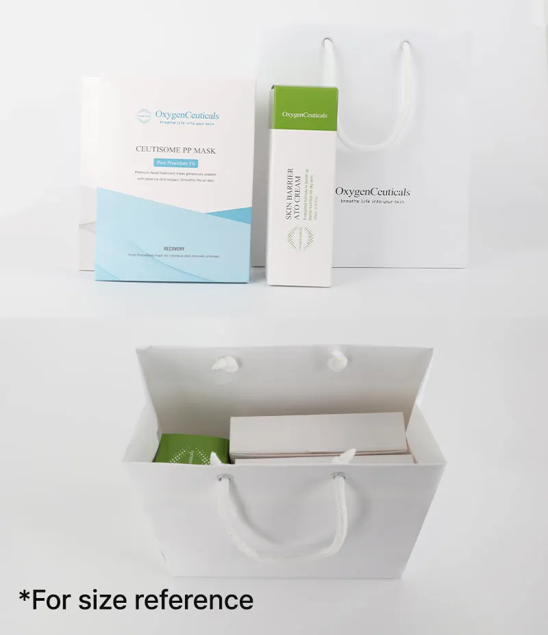 OxygenCeuticals White Shopping Bag (12ea)