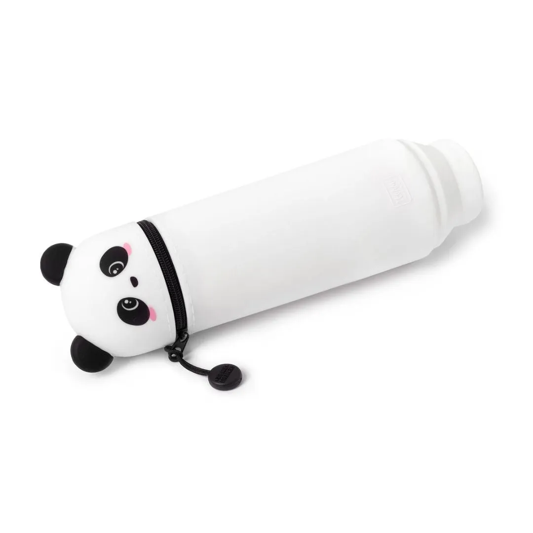 Panda 2-in-1 Silicone Pencil Case
