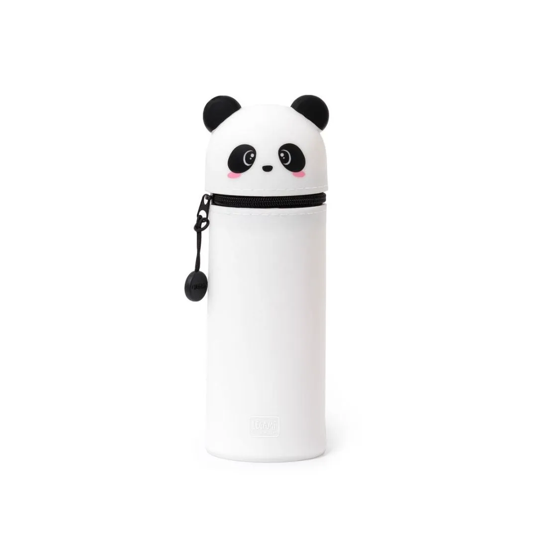 Panda 2-in-1 Silicone Pencil Case