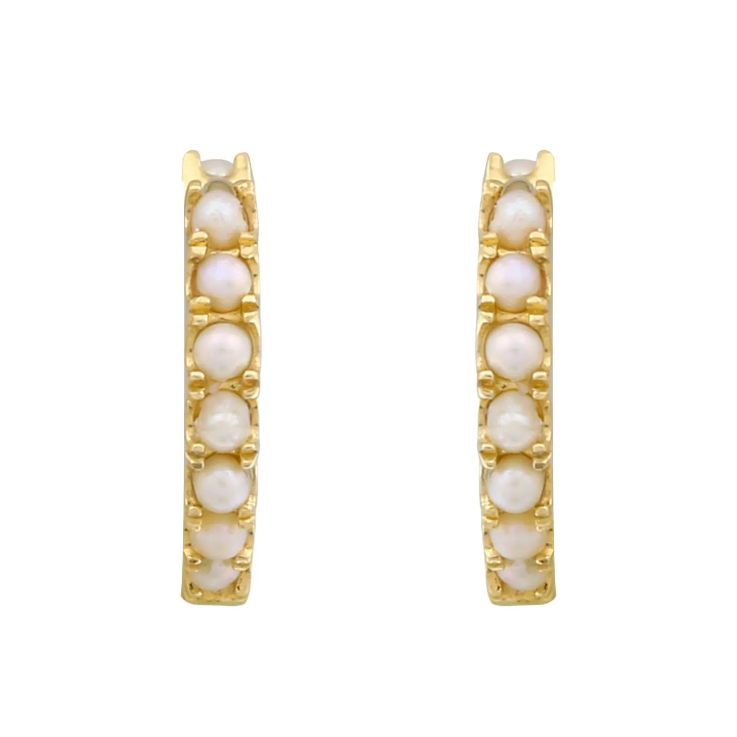 Pearl Beaded Earrings 11mm