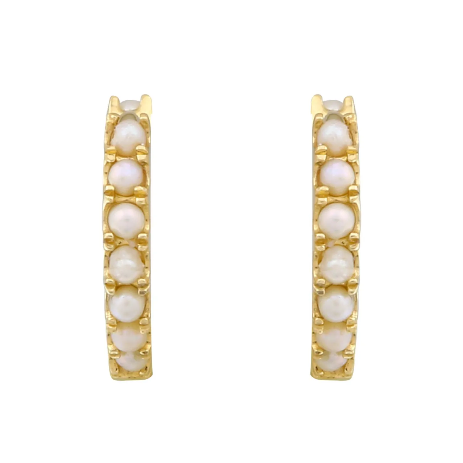 Pearl Beaded Earrings 11mm