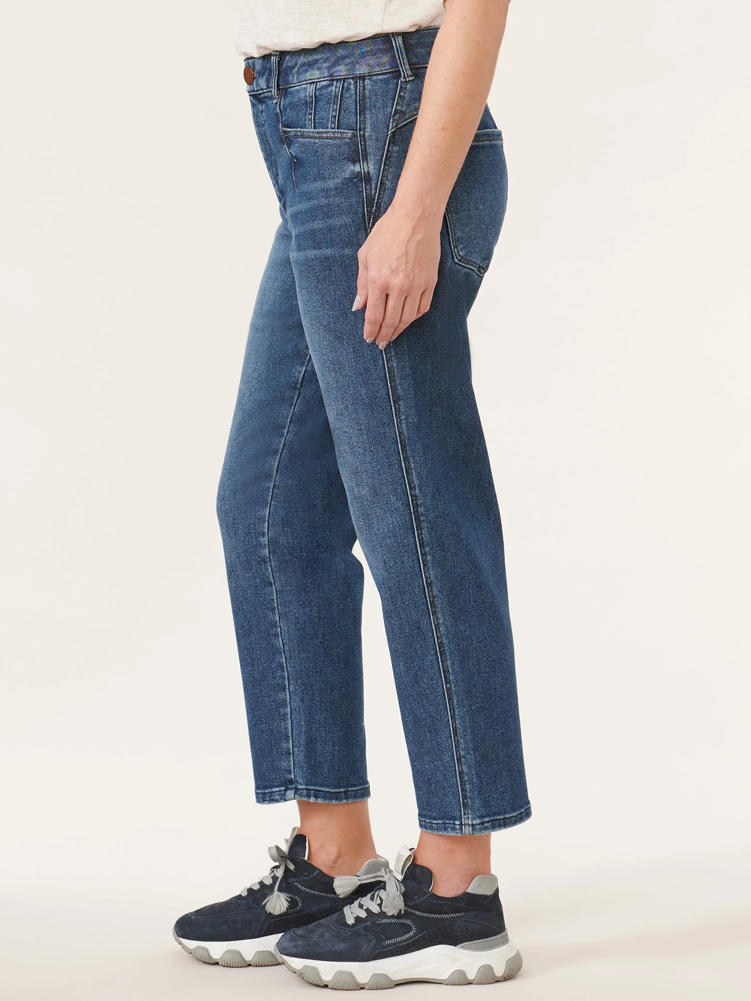 "Ab"solution® Skyrise Barrel Leg Jean