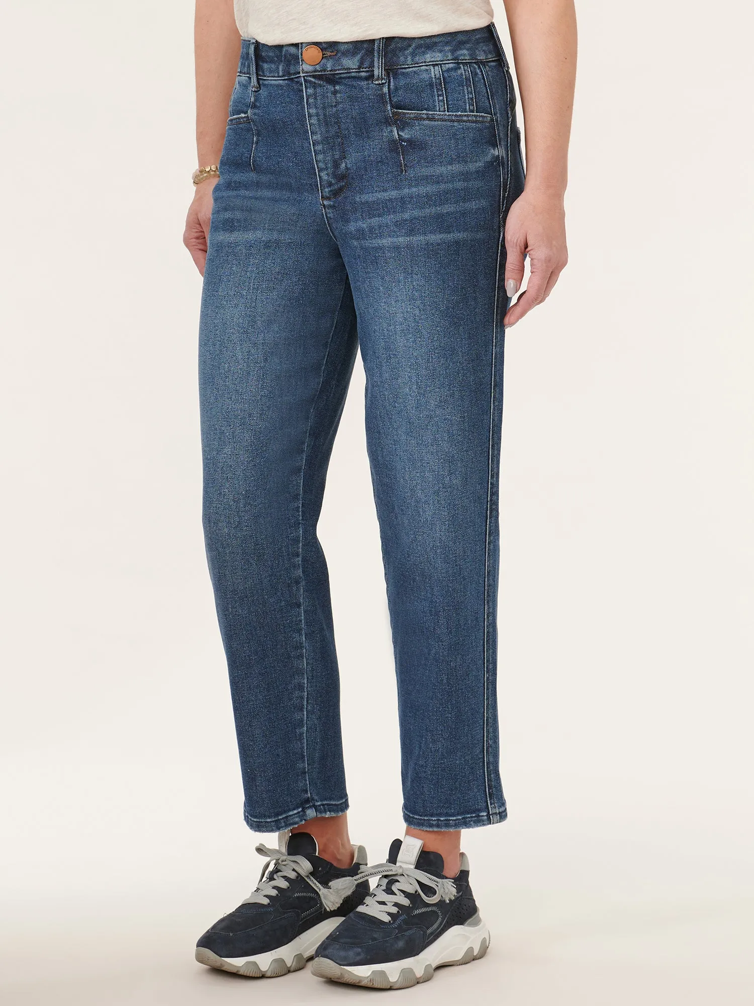 "Ab"solution® Skyrise Barrel Leg Jean