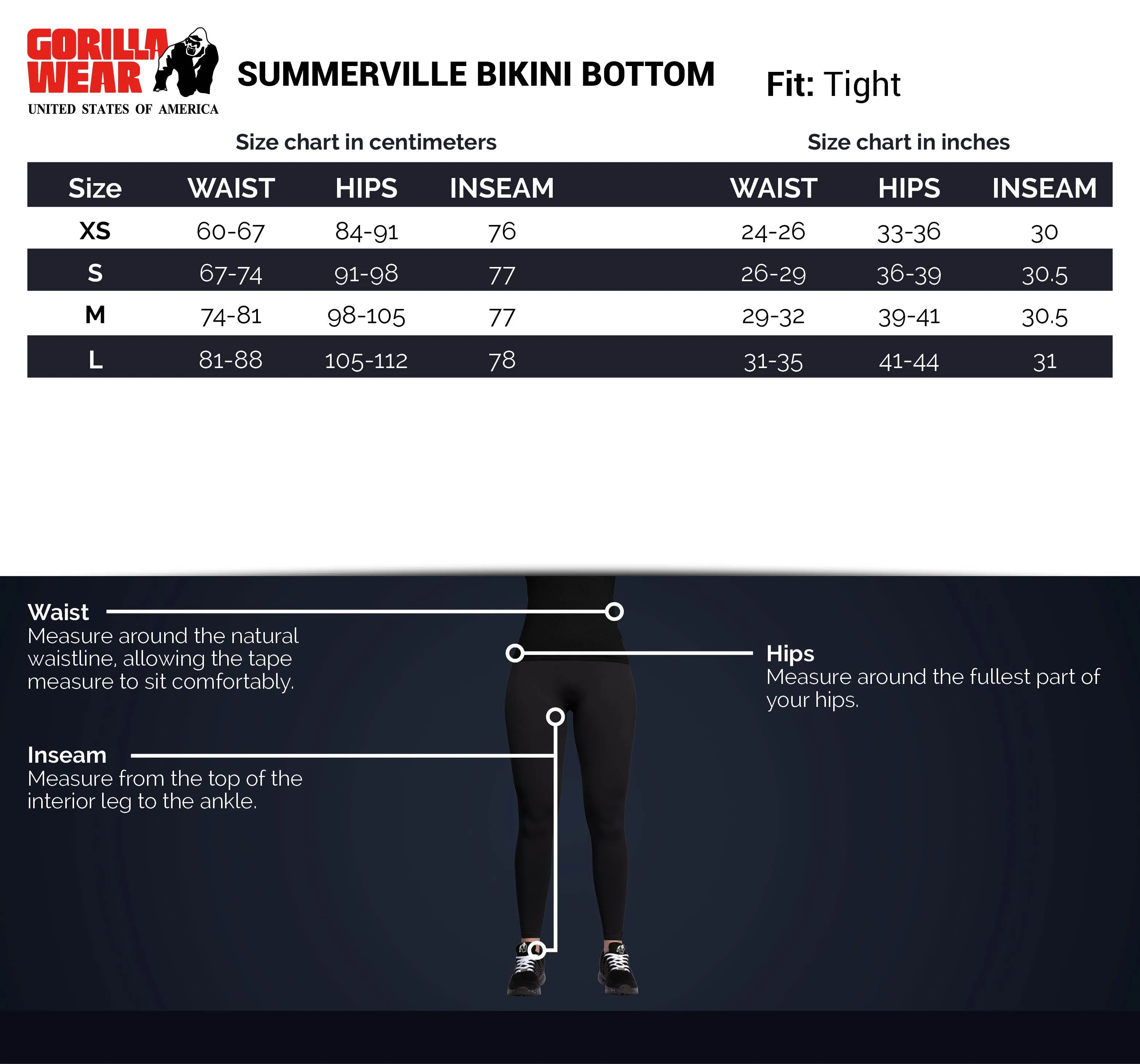 Summerville Bikini Bottom - Black