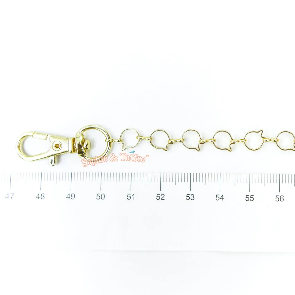Totoro Cat Chain with Lobster Clasp 2 pieces