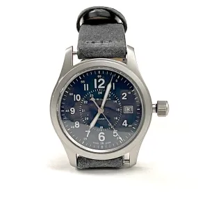 Vintage Hamilton Blue Military Khaki Field Watch