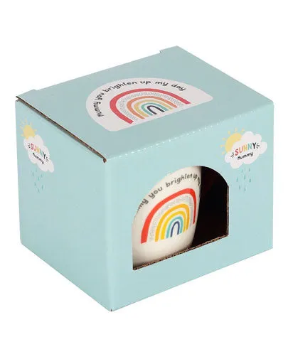 You Brighten My Day Rainbow Mug - Rainbow