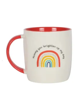 You Brighten My Day Rainbow Mug - Rainbow